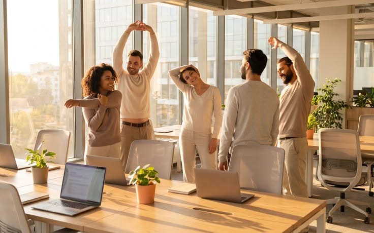 Desk Yoga and Stretch Break