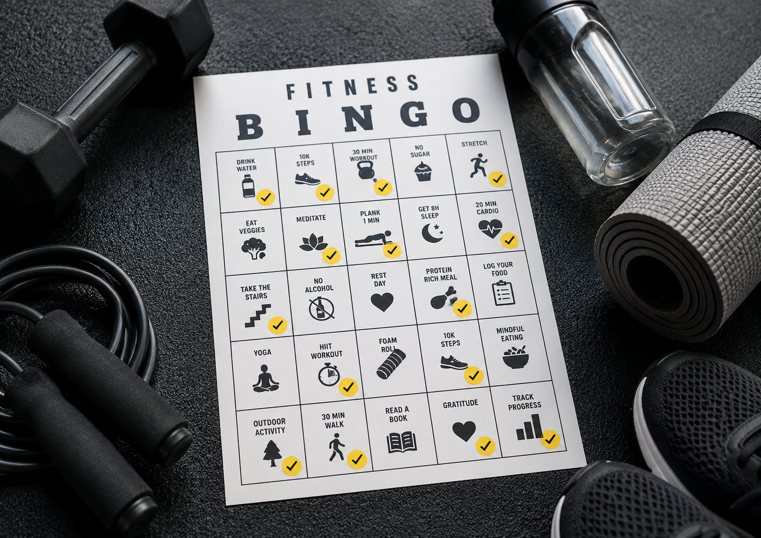 Fitness Bingo